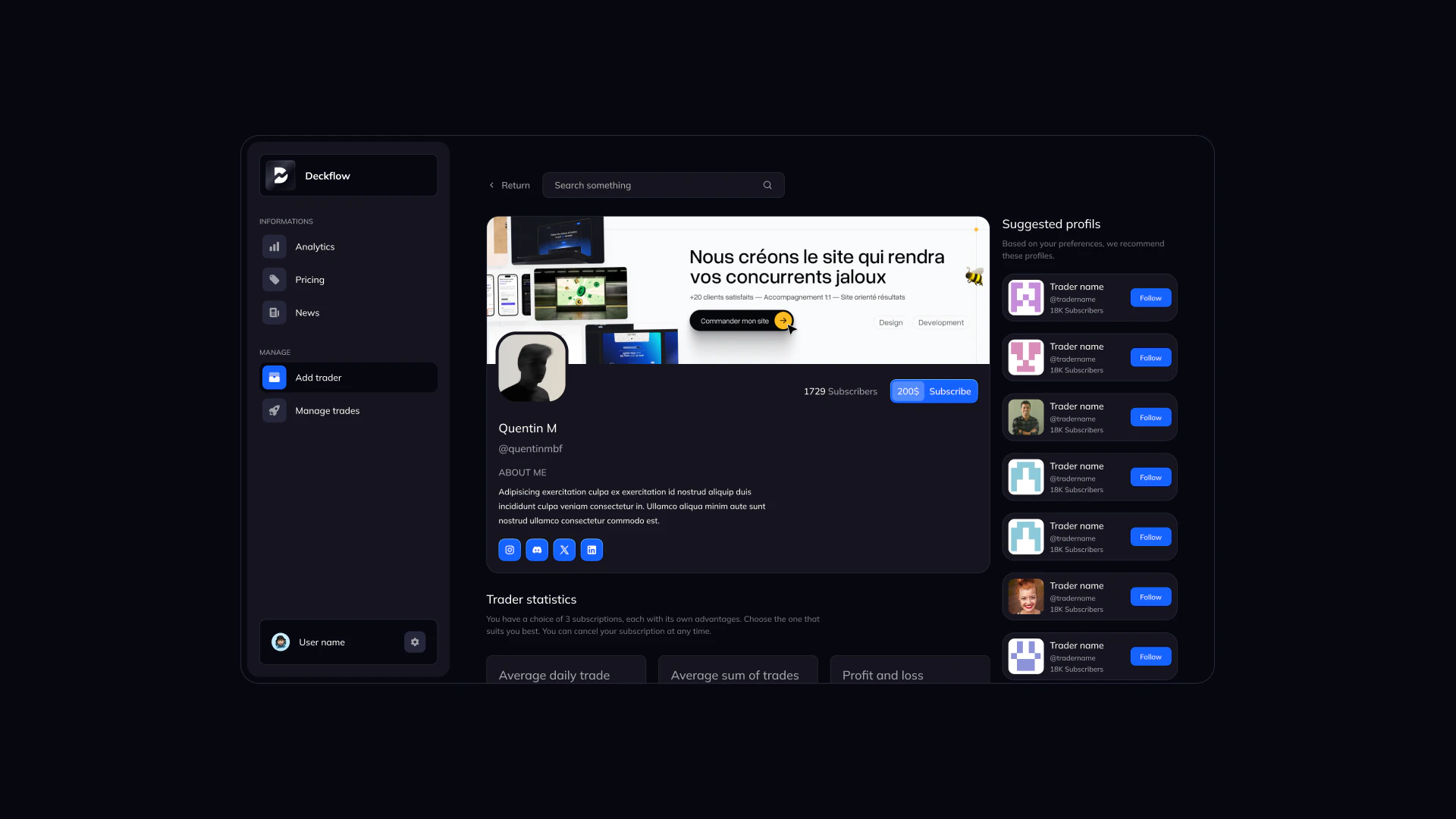 Image du projet Deckflow